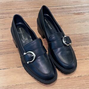 Marc Fisher black loafers